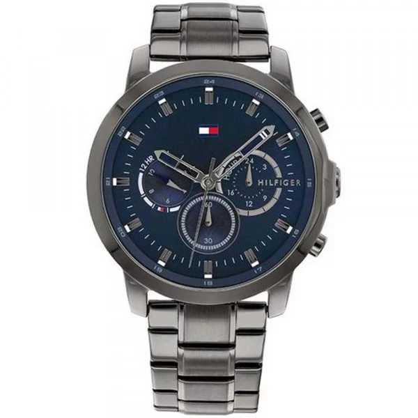 Montre TMY Hilfiger en acier gris