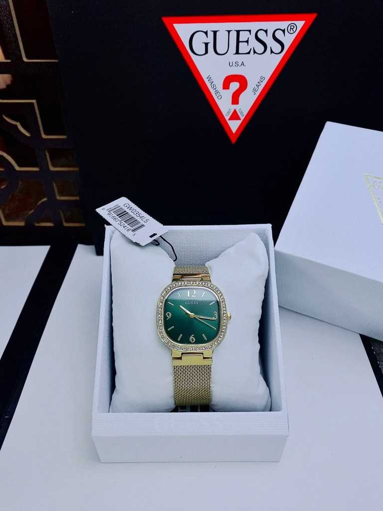 Montre-bracelet en acier inoxydable Guess GW0354L5