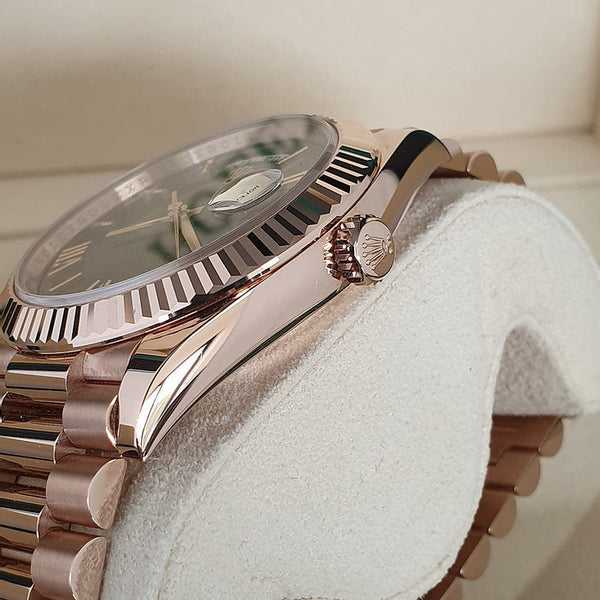 Montre Rlx DayDate 40 Or Rose Olive Pour Homme