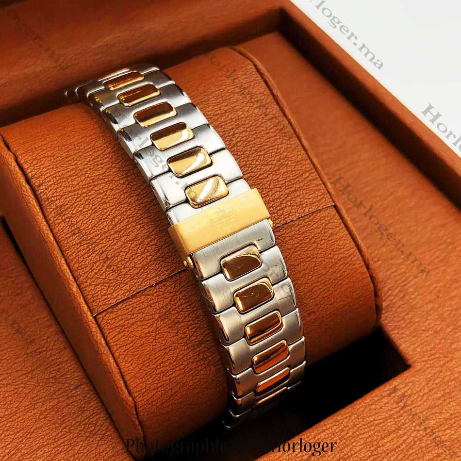 Patek Philippe A384EAP Or rose Cadran argent marron