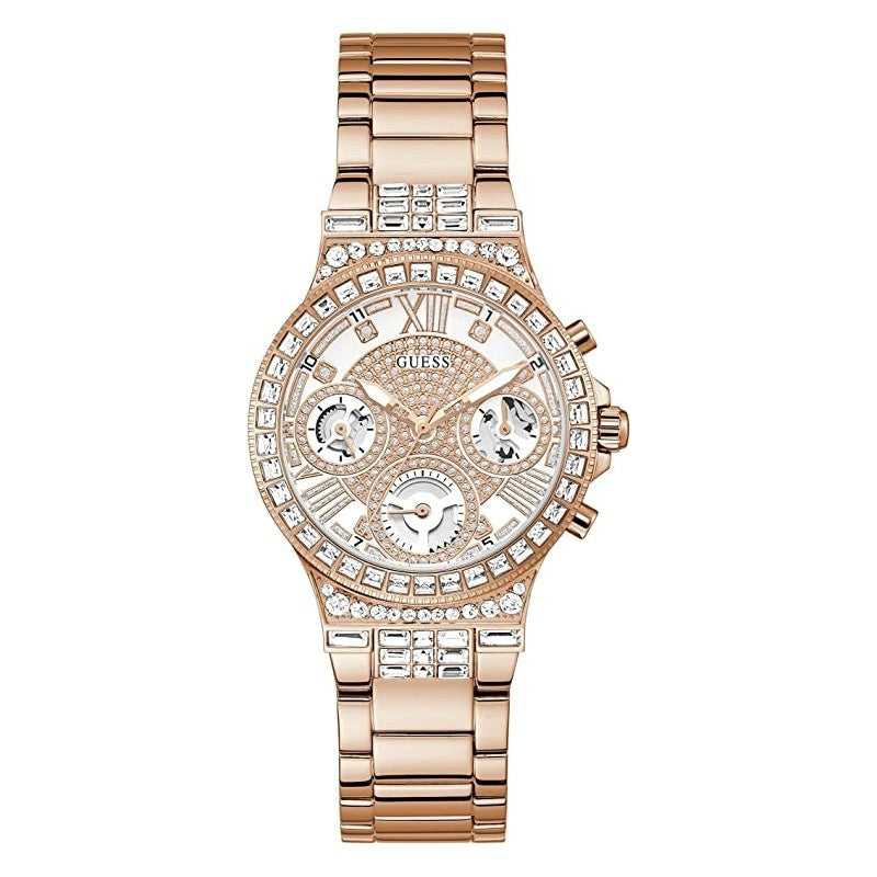 Guess Moonlight Montre multifonction à strass