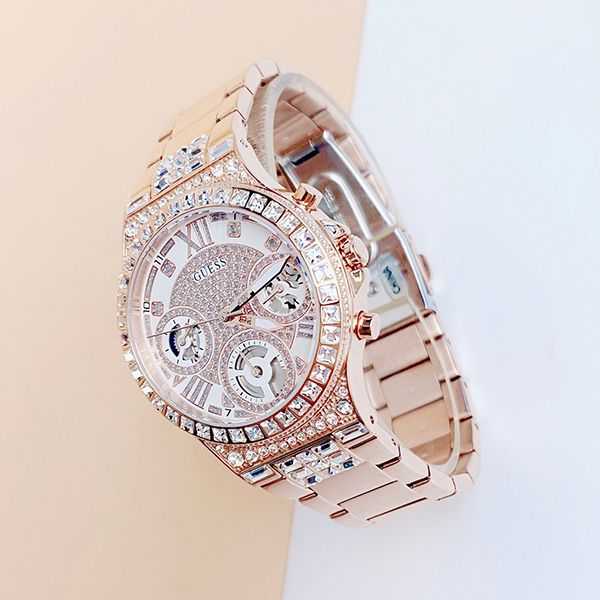 Guess Moonlight Montre multifonction à strass