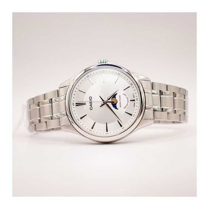 Montre C@sio Phase de Lune pour homme avec cadran blanc