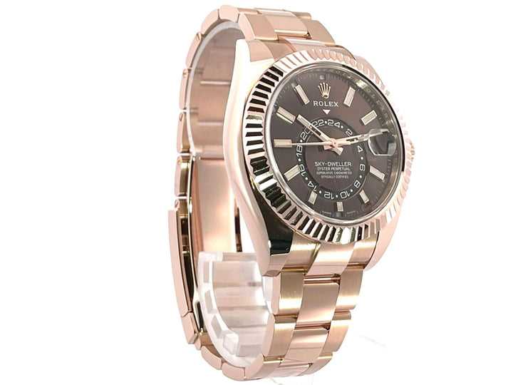 RLX Sky-Dweller 326935 Everose Or Chocolat