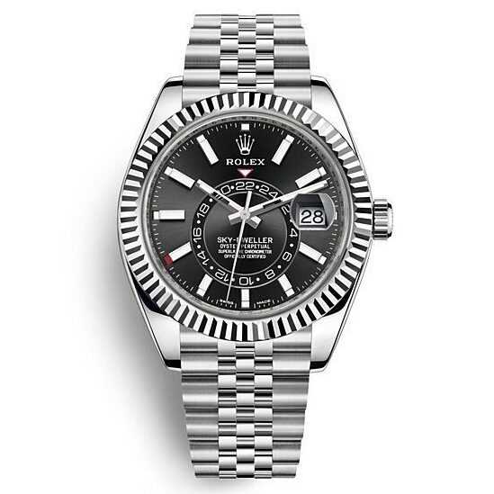 Steel bracelet
BLACK SKY-DWELLER