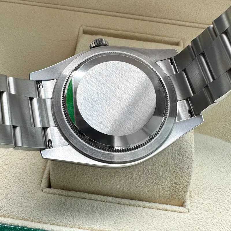 RLX Sky-Dweller Oyster Argenté Vert