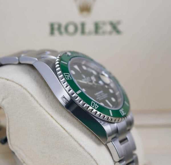 Montre RLX Submariner Vert "Hulk" 116610LV pour homme