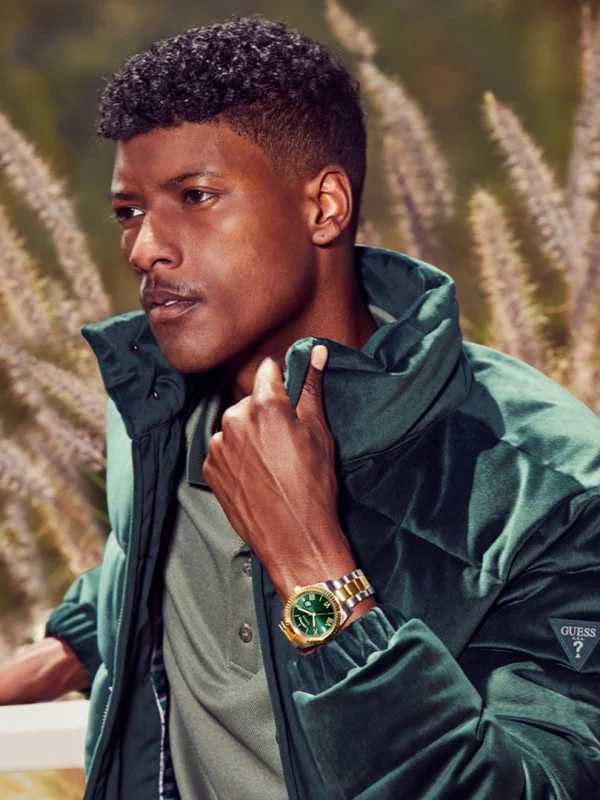 Montre homme GSS bicolore jour/date