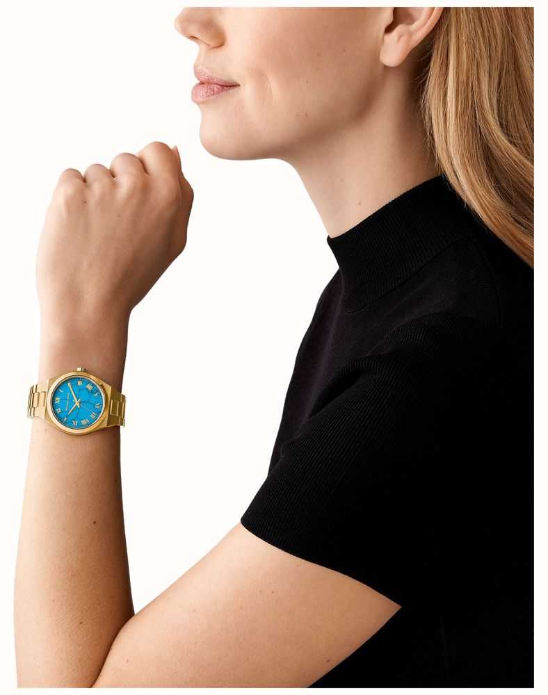MK Lennox Femmes Montre Or
