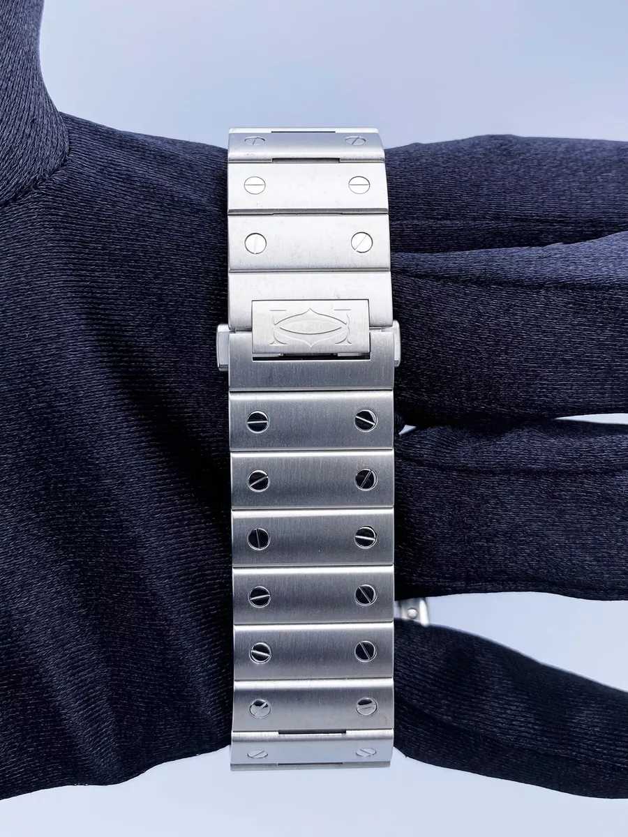 Montre homme Cartier Santos squelette WHSA0015 et papiers