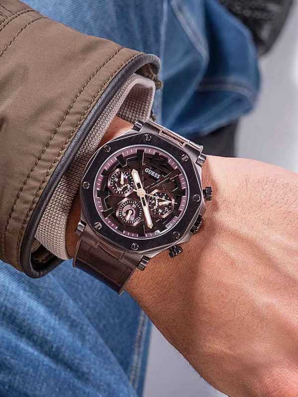 Montre homme multifonction GÛESS Edge, GW0492G2