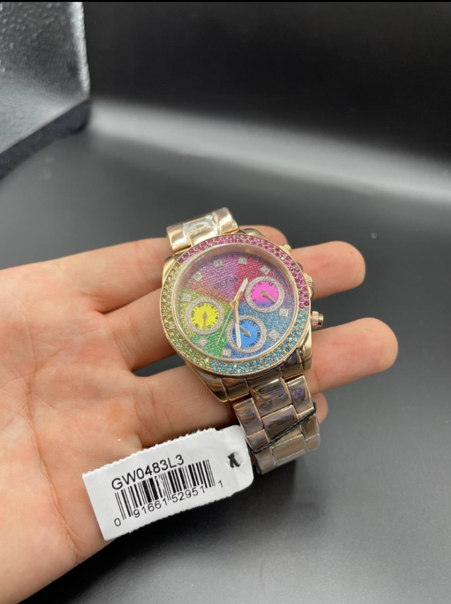 Montre Guess SOL pour femme GW0483L3 Or rose