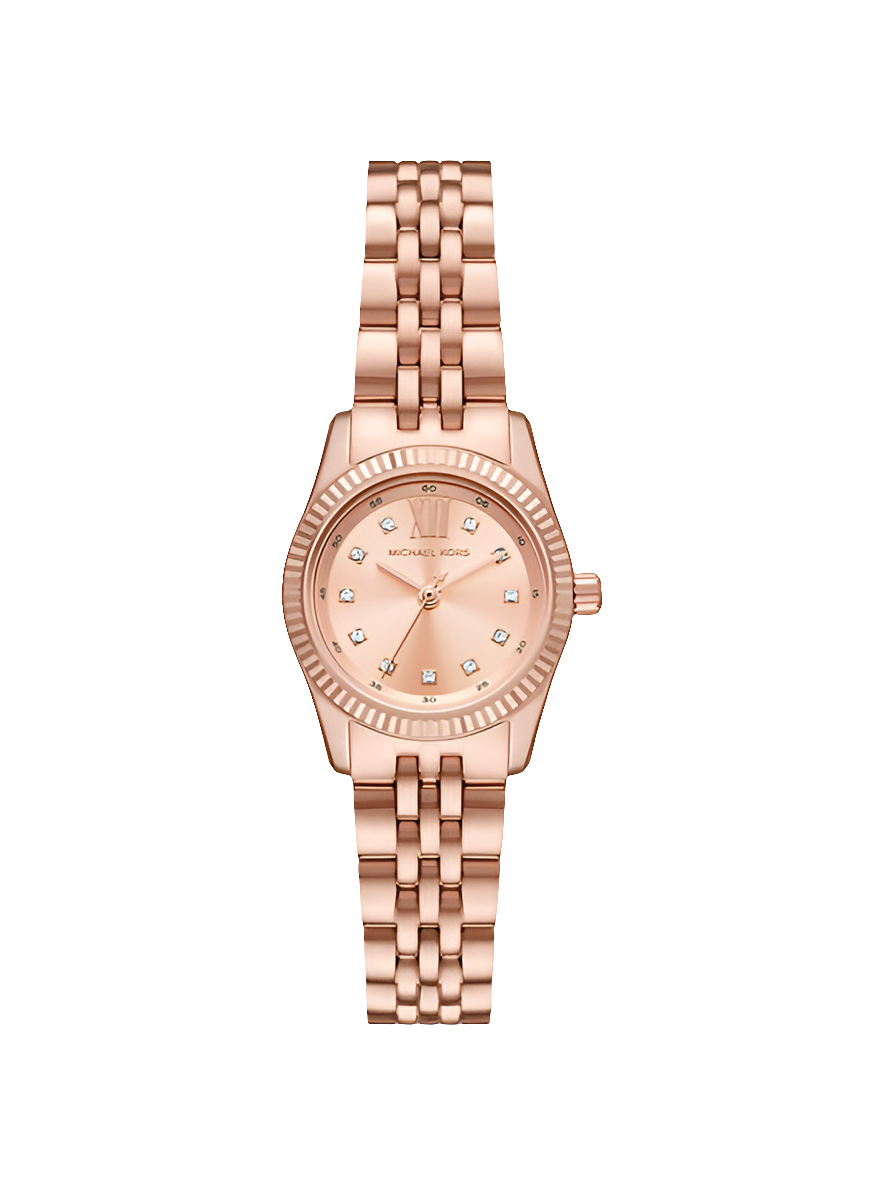 Michael Kors
Montre Lexington mini couleur or rose avec pavé de pierres