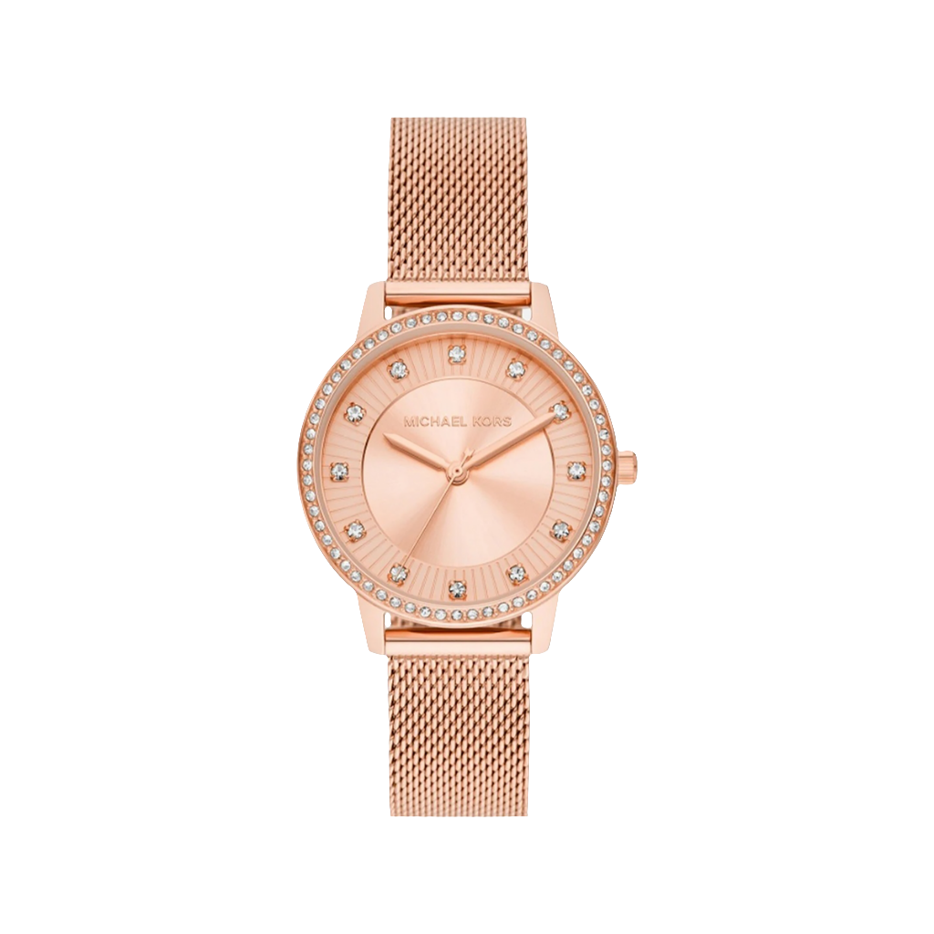 Montre Michael Kors pour femme or rose | MKO1012
