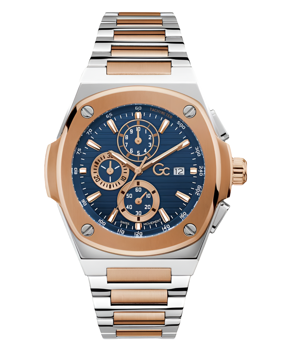 Gc Coussin Shape Chrono Métal 44 mm