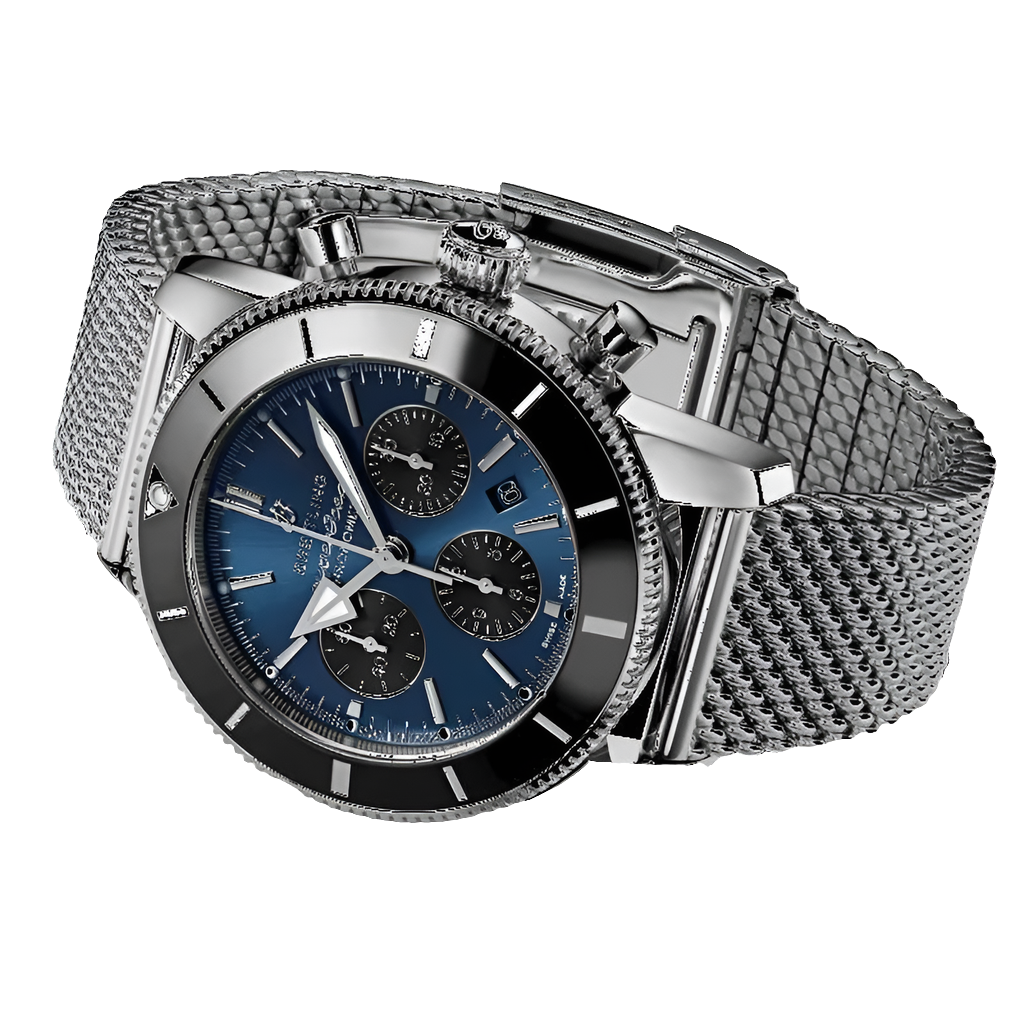 Breitling Superocean Heritage B01 Chronographe Cadran bleu « Blackeye »