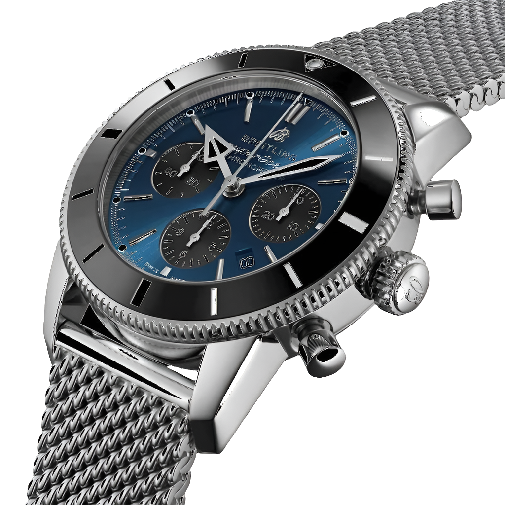 Breitling Superocean Heritage B01 Chronographe Cadran bleu « Blackeye »
