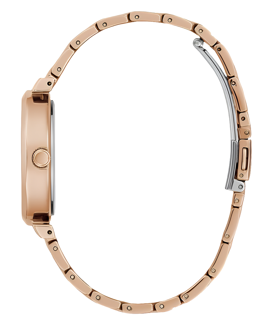 GUESS Ladies Rose Gold Tone Analog Watch