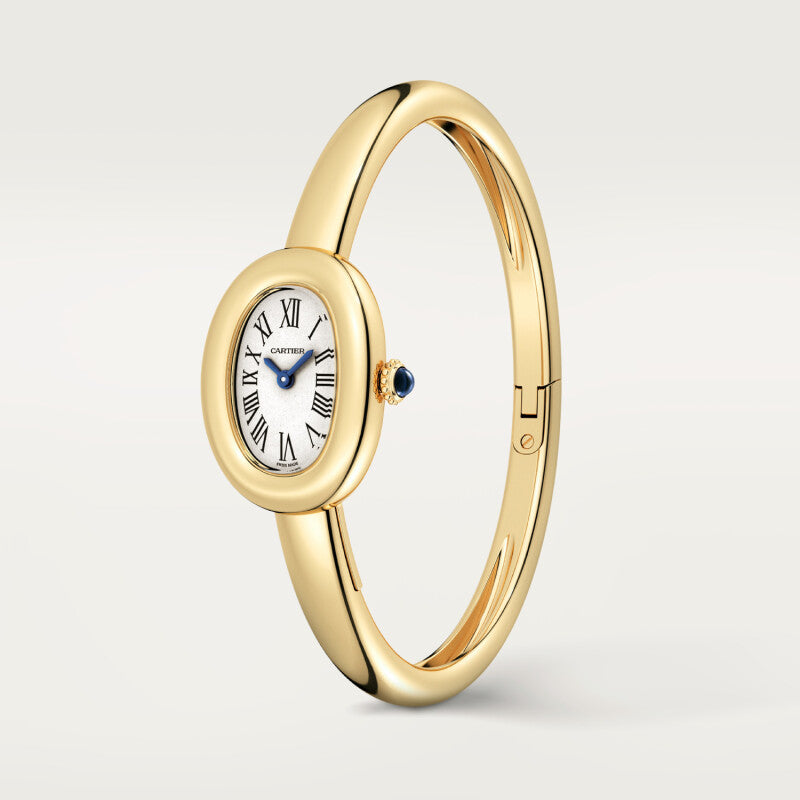 Montre Cartier Baignoire Mini modèle, taille 17, mouvement quartz, or jaune