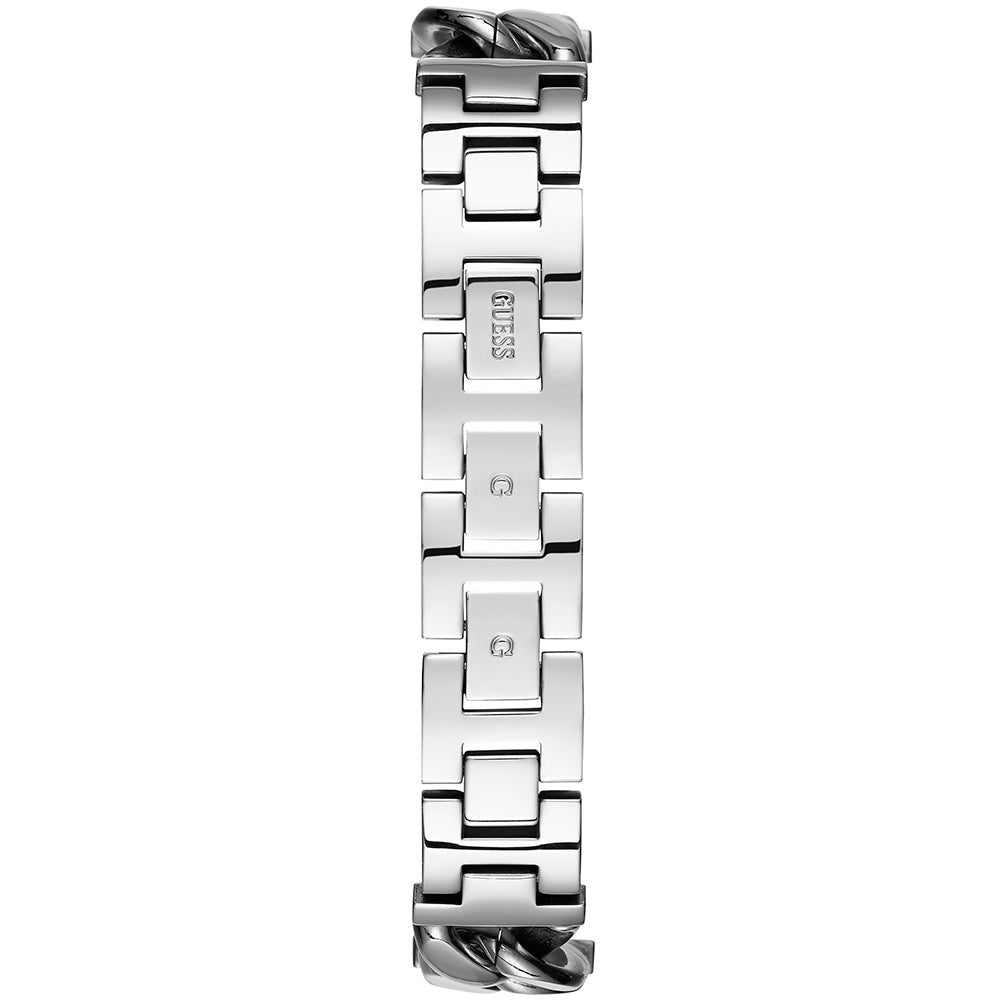 Women's Guess Vanity Watch with Silver Dial and Silver-Tone Stainless Steel Bracelet - W1029L1