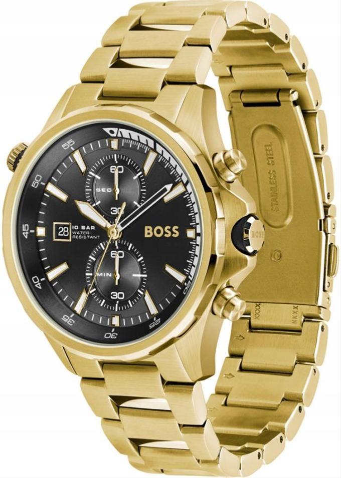 Montre chronographe Hugô Bôss Globetrotter pour homme - 1513932