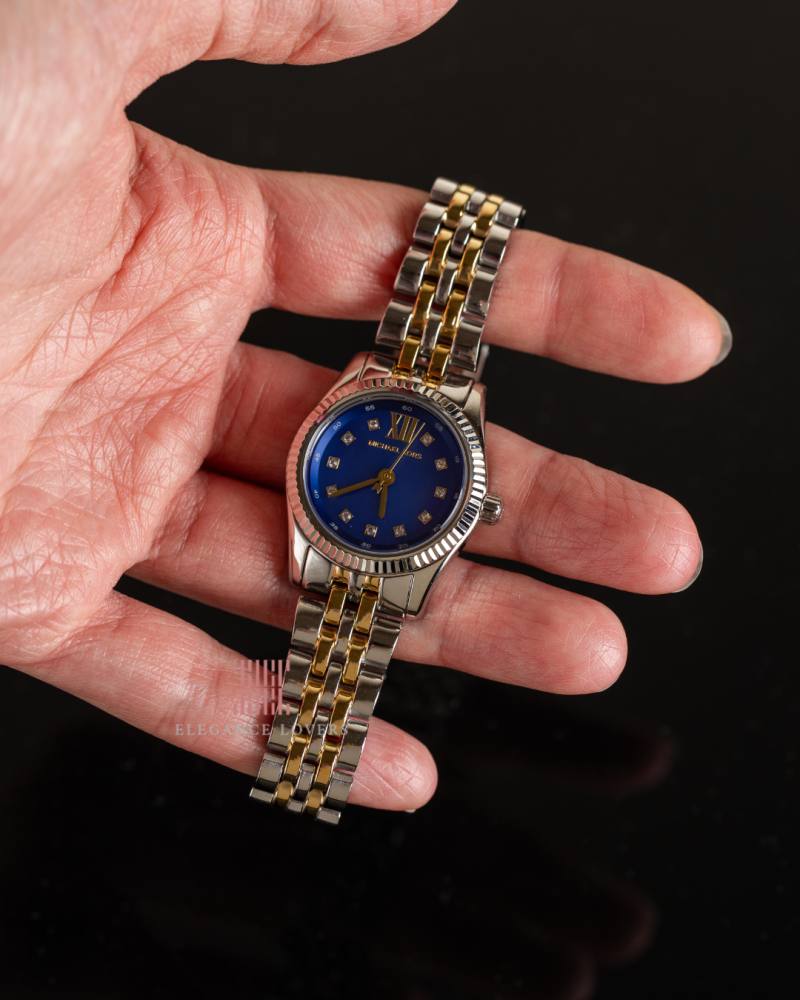 Michael Kors Montre à quartz Lexington Femme Bleue
MK4865