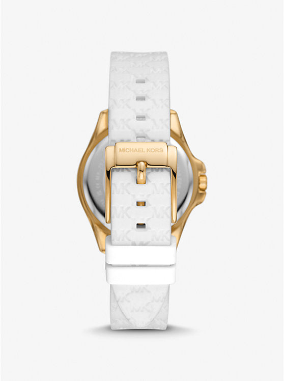 Michael Kors Outlet
Montre Pilot miniature dorée en silicone à pavé et à logo