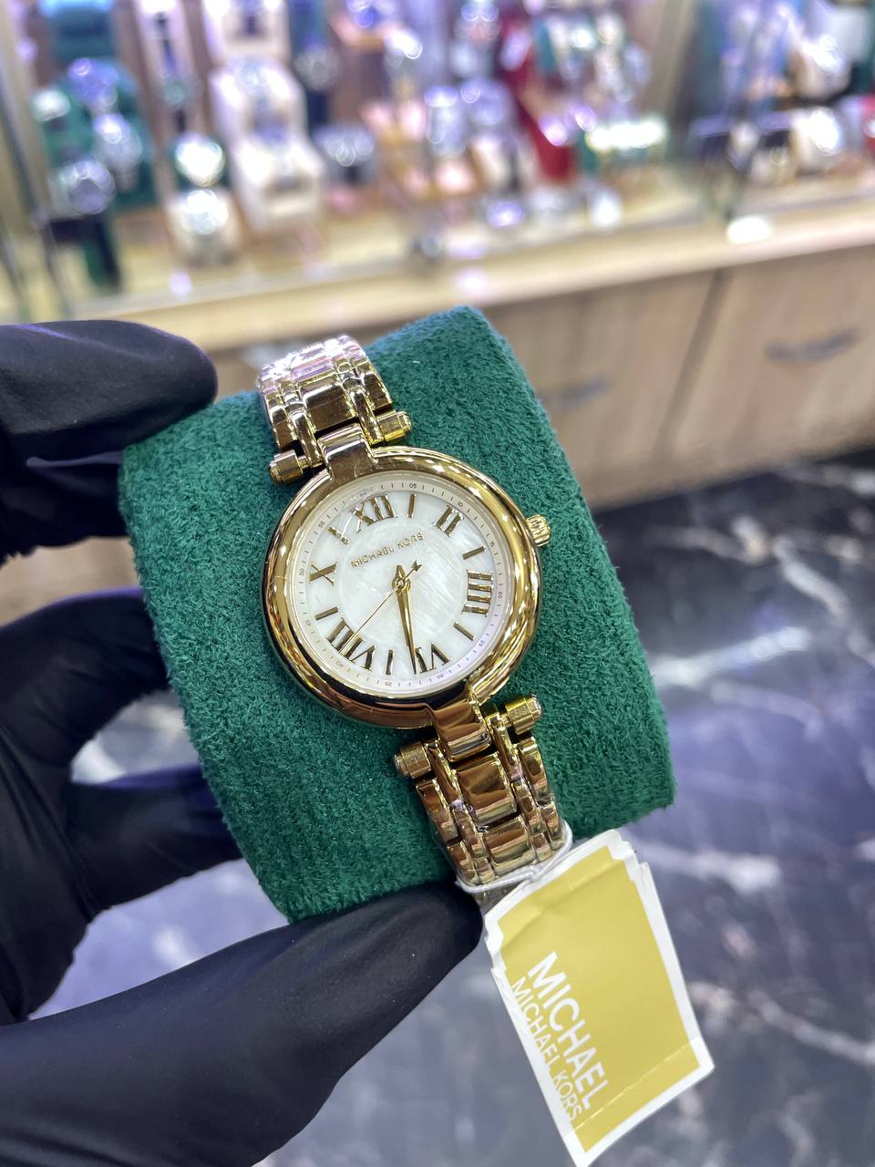 Michael Kors Outlet
Montre miniature Laney dorée