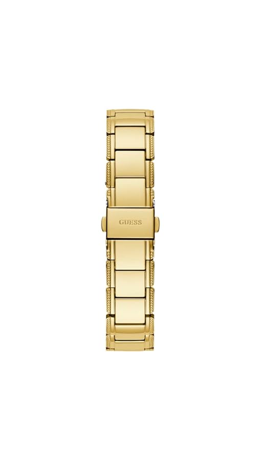 Guess US Montre analogique florale dorée pour femme