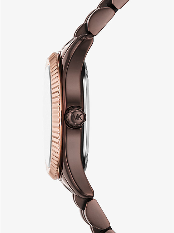 MICHAEL KORS
Petite montre Lexington pavée couleur espresso