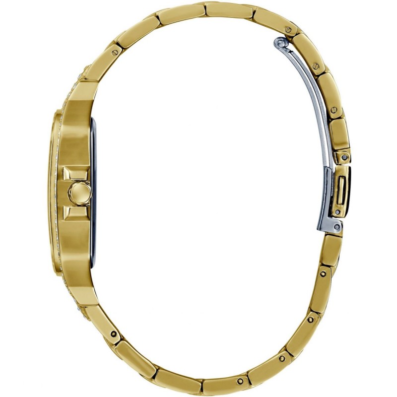 Montre multifonction GUESS pour femmes, ton or