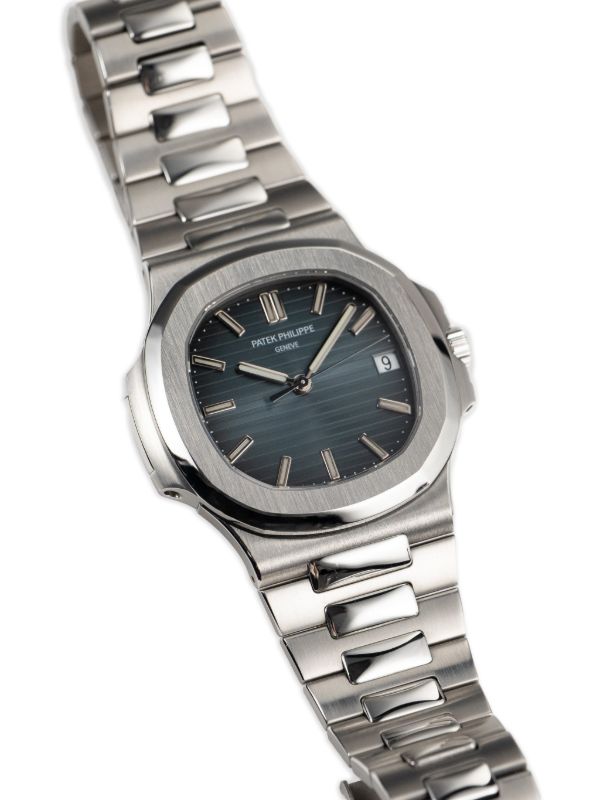 Montre Patek Philippe cadran bleu argenté
