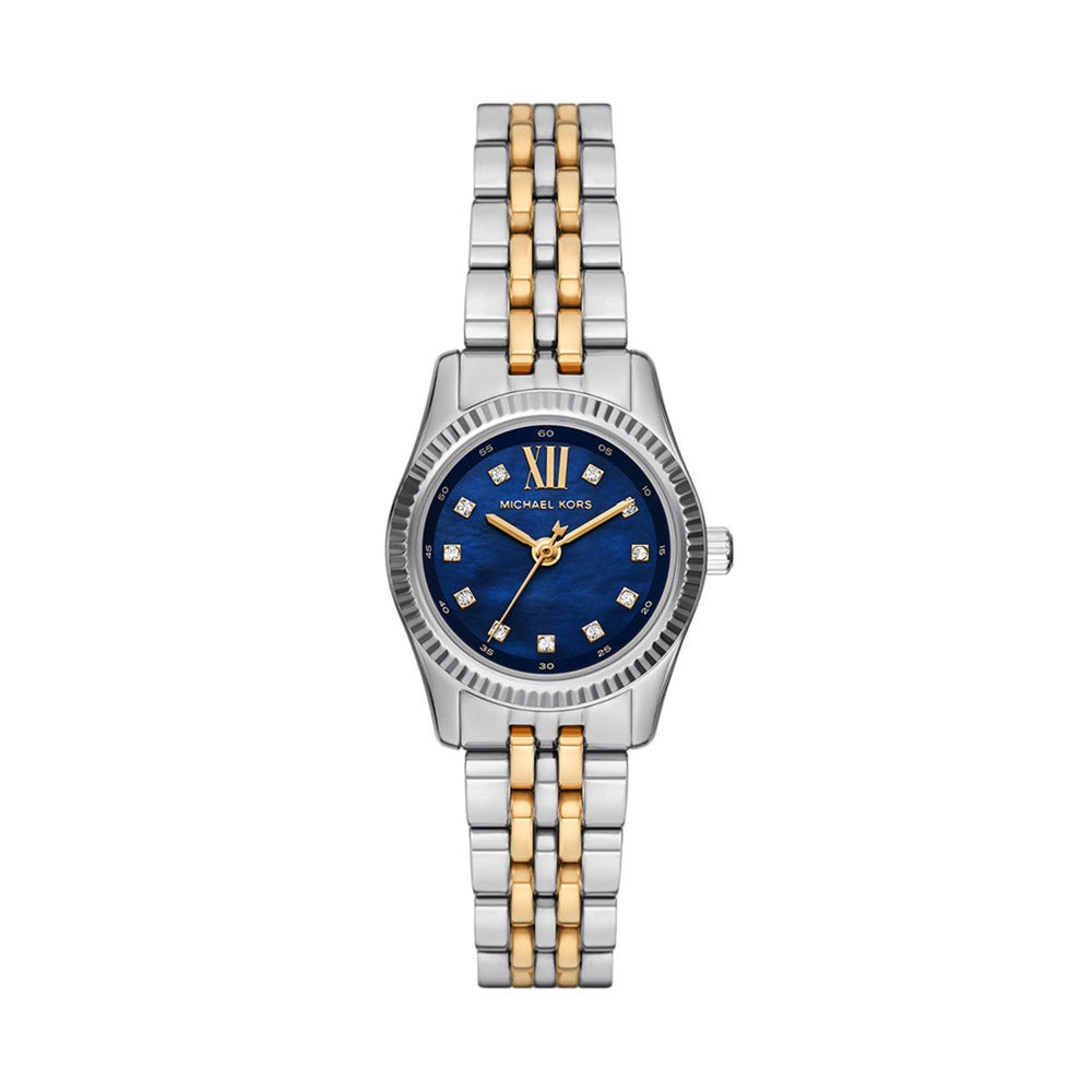 Michael Kors Montre à quartz Lexington Femme Bleue
MK4865