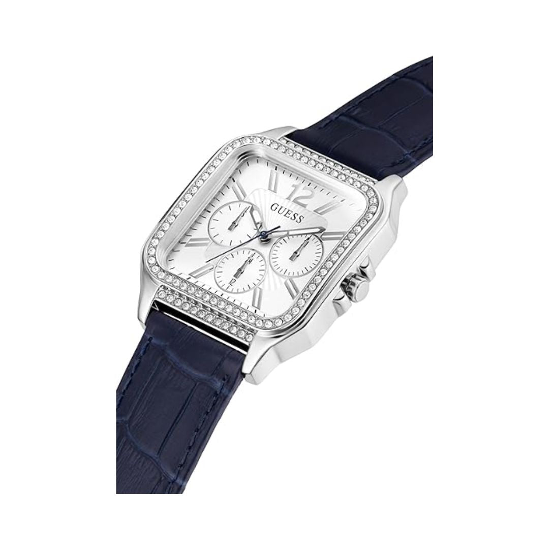 GUESS – Montre Guess Femme Argentée – Bleu marine