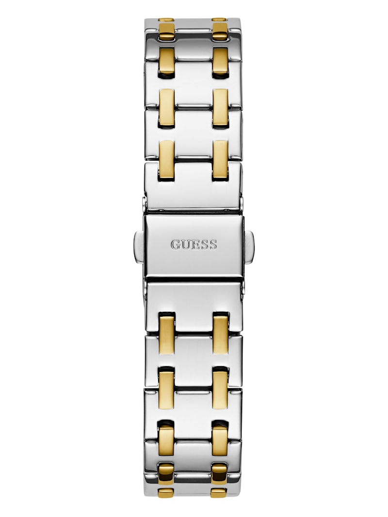 Guess women's watch GW0770L4, two-tone gold steel with zirconia