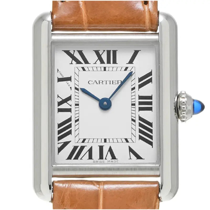 Cartier Tank Must – Argent bracelet marron