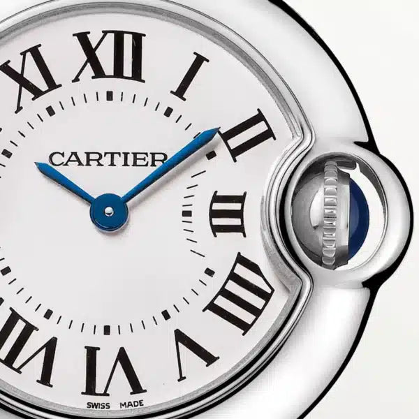 Montre Cartier Ballon Bleu en Cuir Rose pour Femme WSBB0002