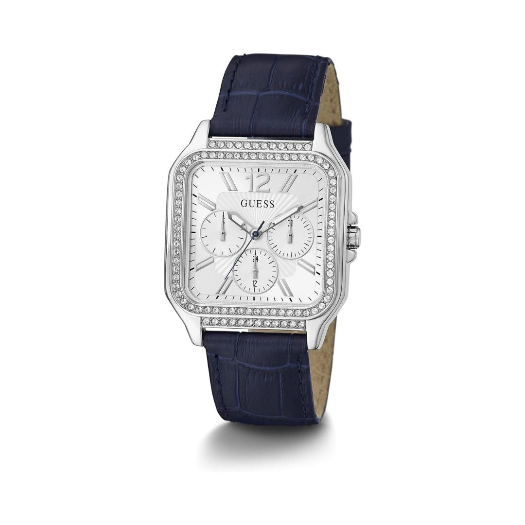 GUESS – Montre Guess Femme Argentée – Bleu marine