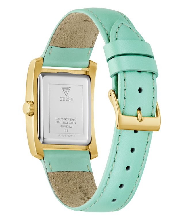 Montre analogique GUESS pour femme, or vert 27 mm