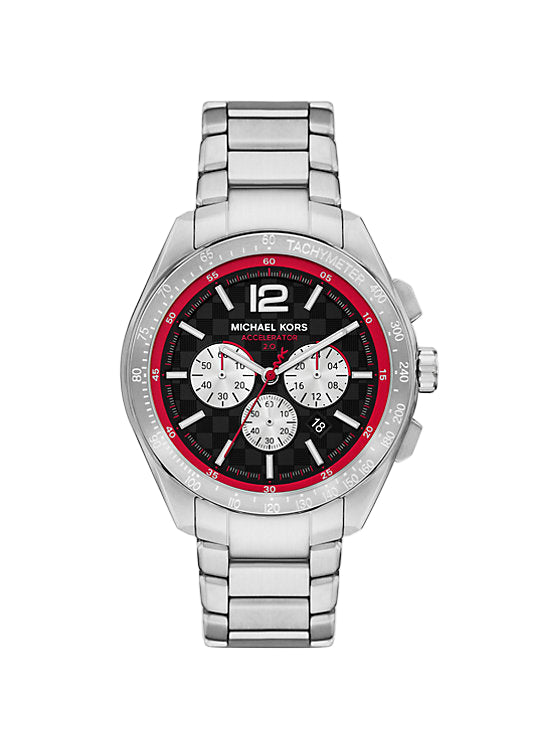 Mich@el Kors
Montre Accelerator 2.0 oversize argentée