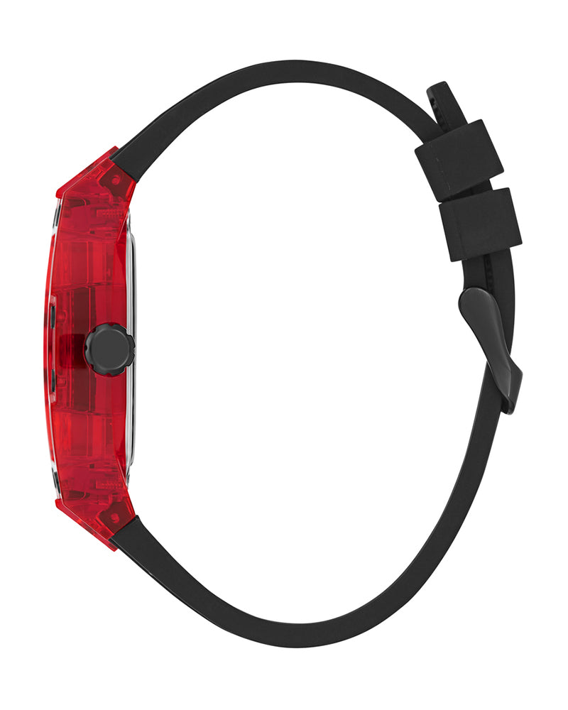 Montre chronographe Guess rouge