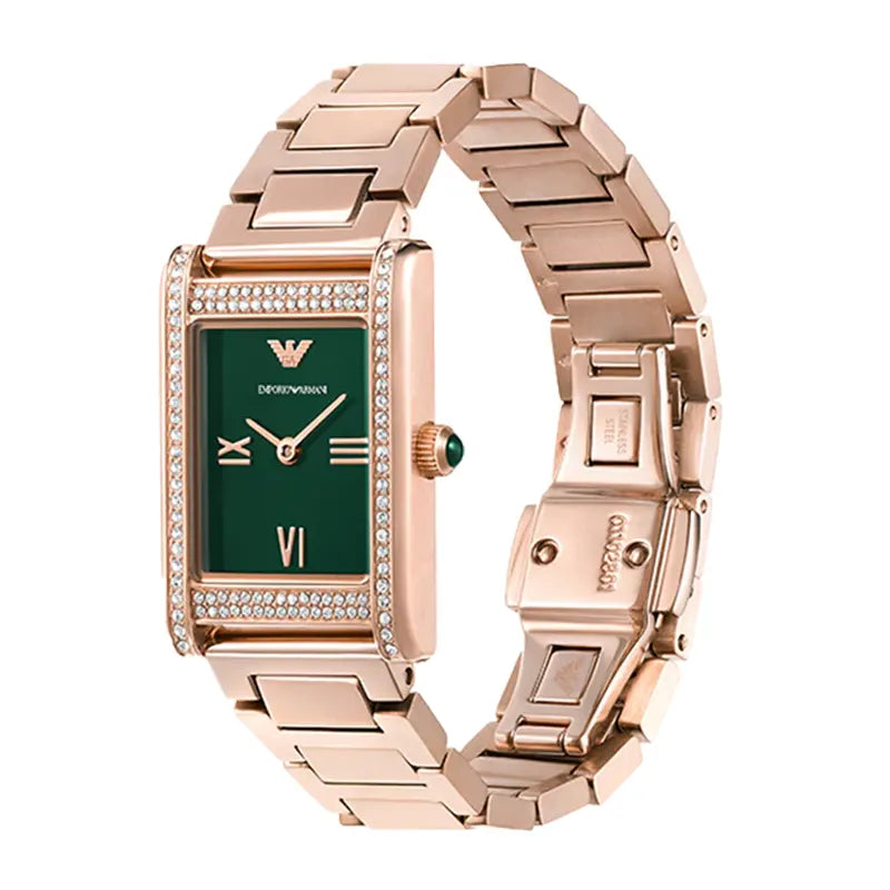 Montre Emporio Armani Genni Cadran Vert pour Femme - AR11641