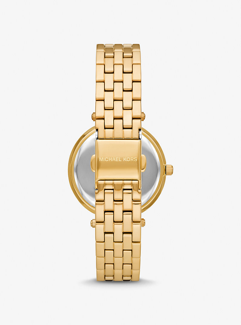 Montre Darci miniature dorée à pavé MK