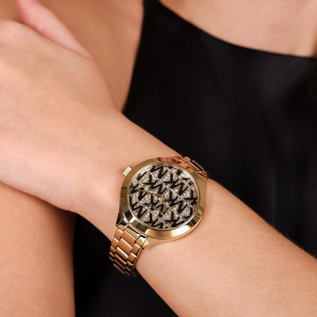 Michael Kors Slim Runway Montre pour femme dorée MK4659