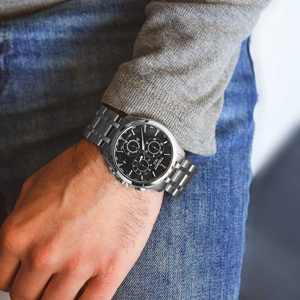 Montre TISSOT pour homme, Couturier T035.617.11.051.00