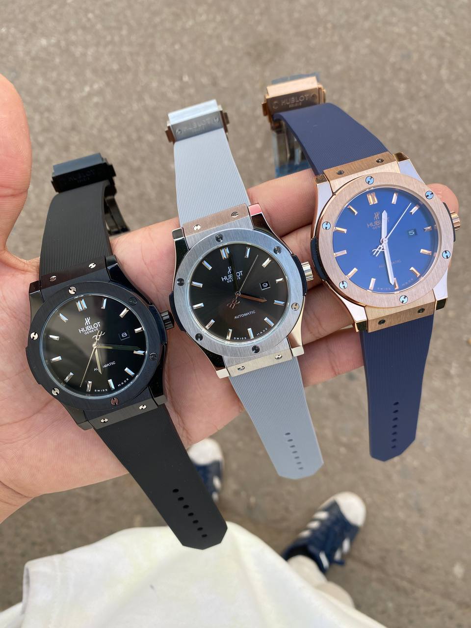 Montre Homme Automatique Hublot Classic Fusion Or Rose 18K