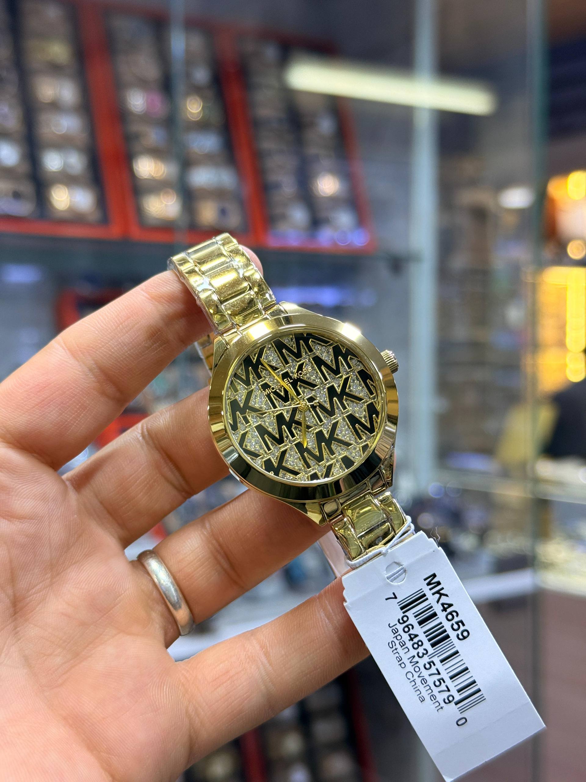 Michael Kors Slim Runway Montre pour femme dorée MK4659