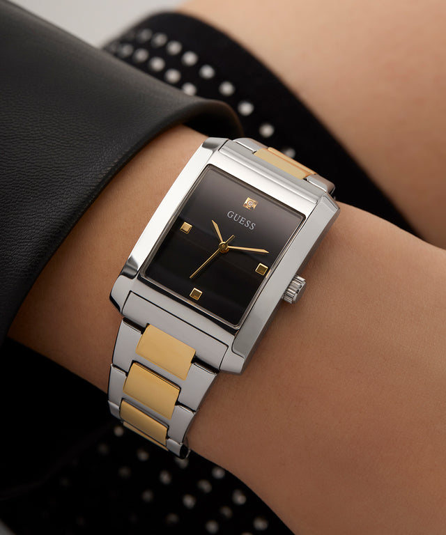 GUESS Montre analogique bicolore argentée pour femme
27 mm