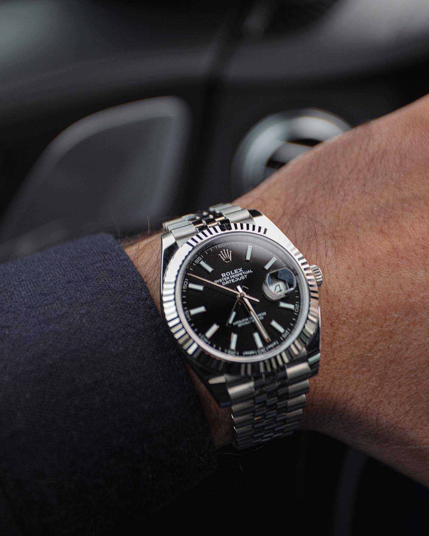 Montre D@tejust 41 Noire Jubilée Pour Homme