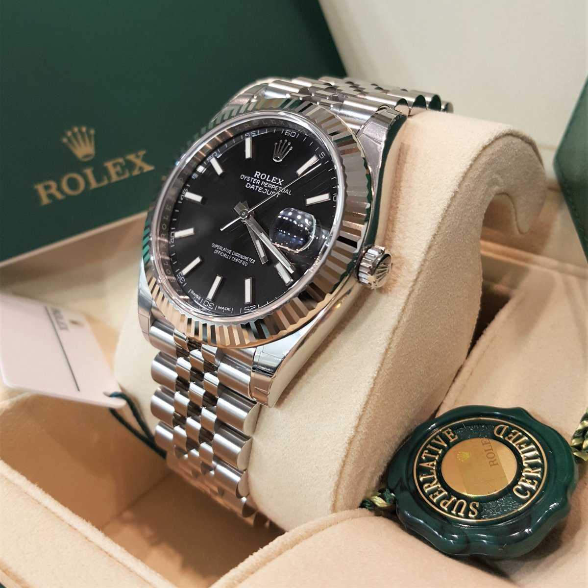 Montre D@tejust 41 Noire Jubilée Pour Homme